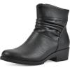 image:imageCLIFFS BY WHITE MOUNTAIN Womens Durbon Cushioned Ankle BootiesBlackSmooth