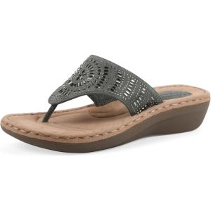 image:imageCliffs by White Mountain Womens Cushioned Cienna Thong SandalSage Fabric