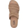 image:imageCLIFFS BY WHITE MOUNTAIN Womens Tahlie Slide SandalTanWovenRaffia