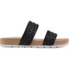 image:imageCLIFFS BY WHITE MOUNTAIN Womens Thankful Double Strap Slide SandalBlackSmooth