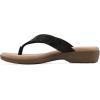 image:imageCliffs by White Mountain Womens Cushioned Becharm Thong SandalBlackFabric