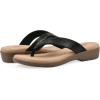 image:imageCliffs by White Mountain Womens Cushioned Becharm Thong SandalBlackFabric
