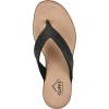 image:imageCliffs by White Mountain Womens Cushioned Becharm Thong SandalBlackFabric