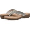 image:imageCliffs by White Mountain Womens Cushioned Becharm Thong SandalEcruFabric
