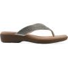 image:imageCliffs by White Mountain Womens Cushioned Becharm Thong SandalEcruFabric