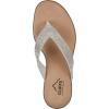 image:imageCliffs by White Mountain Womens Cushioned Becharm Thong SandalEcruFabric