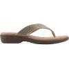 image:imageCliffs by White Mountain Womens Cushioned Becharm Thong SandalGold Fabric