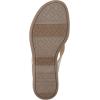image:imageCliffs by White Mountain Womens Cushioned Becharm Thong SandalGold Fabric