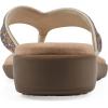 image:imageCliffs by White Mountain Womens Cushioned Becharm Thong SandalMultiFabric