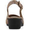 image:imageCliffs by White Mountain Womens Cushioned Boris Slingback WedgeCognac Fabric