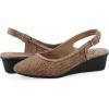 image:imageCliffs by White Mountain Womens Cushioned Boris Slingback WedgeCognac Fabric
