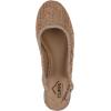 image:imageCliffs by White Mountain Womens Cushioned Boris Slingback WedgeCognac Fabric