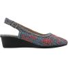 image:imageCliffs by White Mountain Womens Cushioned Boris Slingback WedgePeriwinkle Fabric