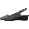 image:imageCliffs by White Mountain Womens Cushioned Boris Slingback WedgePeriwinkle Fabric