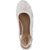 image:imageCliffs by White Mountain Womens Cushioned Boris Slingback WedgeWhite Fabric