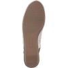 image:imageCliffs by White Mountain Womens Cushioned Boris Slingback WedgeWhite Fabric