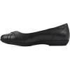 image:imageCliffs by White Mountain Womens Cushioned Calming Ballet FlatBlackBurnSmooth