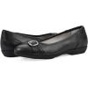 image:imageCliffs by White Mountain Womens Cushioned Calming Ballet FlatBlackBurnSmooth
