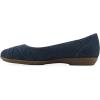image:imageCliffs by White Mountain Womens Cushioned Calming Ballet FlatDark Denim Fabric