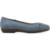 image:imageCliffs by White Mountain Womens Cushioned Calming Ballet FlatDenim BlueFabric
