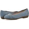 image:imageCliffs by White Mountain Womens Cushioned Calming Ballet FlatDenim BlueFabric