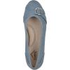 image:imageCliffs by White Mountain Womens Cushioned Calming Ballet FlatDenim BlueFabric