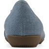 image:imageCliffs by White Mountain Womens Cushioned Calming Ballet FlatDenim BlueFabric