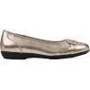 image:imageCliffs by White Mountain Womens Cushioned Calming Ballet FlatLt GoldMetallicSmooth