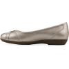 image:imageCliffs by White Mountain Womens Cushioned Calming Ballet FlatPlatino Metallic Smooth