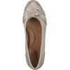 image:imageCliffs by White Mountain Womens Cushioned Calming Ballet FlatPlatino Metallic Smooth