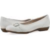 image:imageCliffs by White Mountain Womens Cushioned Calming Ballet FlatWhiteSmooth