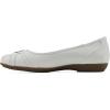image:imageCliffs by White Mountain Womens Cushioned Calming Ballet FlatWhiteSmooth