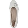 image:imageCliffs by White Mountain Womens Cushioned Calming Ballet FlatWhiteSmooth