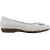 image:imageCliffs by White Mountain Womens Cushioned Calming Ballet FlatWhiteSmooth