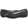 image:imageCliffs by White Mountain Womens Cushioned Carris Perforated Ballet Flat Black Smooth 8 M