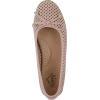 image:imageCliffs by White Mountain Womens Cushioned Carris Perforated Ballet Flat Dusty Pink Smooth 8 M