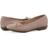image:imageCliffs by White Mountain Womens Cushioned Carris Perforated Ballet Flat Dusty Pink Smooth 8 W