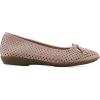 image:imageCliffs by White Mountain Womens Cushioned Carris Perforated Ballet Flat Dusty Pink Smooth 8 W
