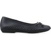 image:imageCliffs by White Mountain Womens Cushioned Carris Perforated Ballet Flat Navy Smooth 8 M