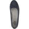 image:imageCliffs by White Mountain Womens Cushioned Carris Perforated Ballet Flat Navy Smooth 8 M