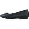 image:imageCliffs by White Mountain Womens Cushioned Carris Perforated Ballet Flat Navy Smooth 8 W