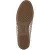 image:imageCliffs by White Mountain Womens Cushioned Carris Perforated Ballet Flat Platino Metallic Smooth 8 M