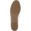 image:imageCliffs by White Mountain Womens Cushioned Carris Perforated Ballet Flat White Smooth 8 M