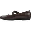 image:imageCliffs by White Mountain Womens Cushioned Carwen Mary Jane FlatDk BrownSmooth