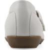 image:imageCliffs by White Mountain Womens Cushioned Carwen Mary Jane FlatOffwhite Smooth
