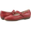image:imageCliffs by White Mountain Womens Cushioned Carwen Mary Jane FlatRed Smooth