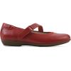 image:imageCliffs by White Mountain Womens Cushioned Carwen Mary Jane FlatRed Smooth