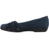 image:imageCliffs by White Mountain Womens Cushioned Chic Ballet FlatDark Blue Denim Fabric