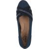 image:imageCliffs by White Mountain Womens Cushioned Chic Ballet FlatDark Blue Denim Fabric