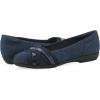 image:imageCliffs by White Mountain Womens Cushioned Chic Ballet FlatDark Blue Denim Fabric